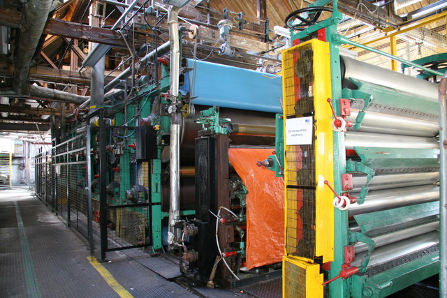 Paper mill production hall